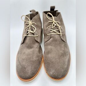 Nisolo Cusco Flex Chukka Suede Shoes Mens US 9.5 Slate Grey Lightweight NEW